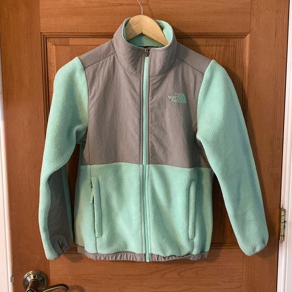 The North Face Size Medium 10/12 Girl's Mint Green Jacket - Picture 1 of 11